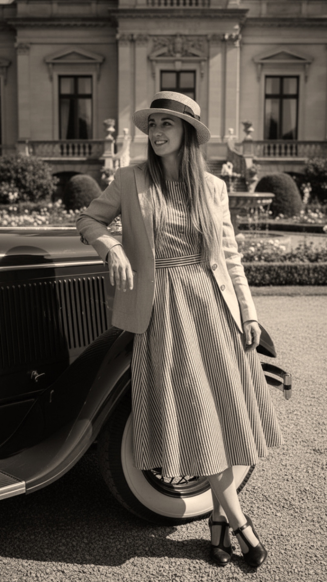 Beispiel KI-Effekt: Zeitreise — Gatsby-Setting
