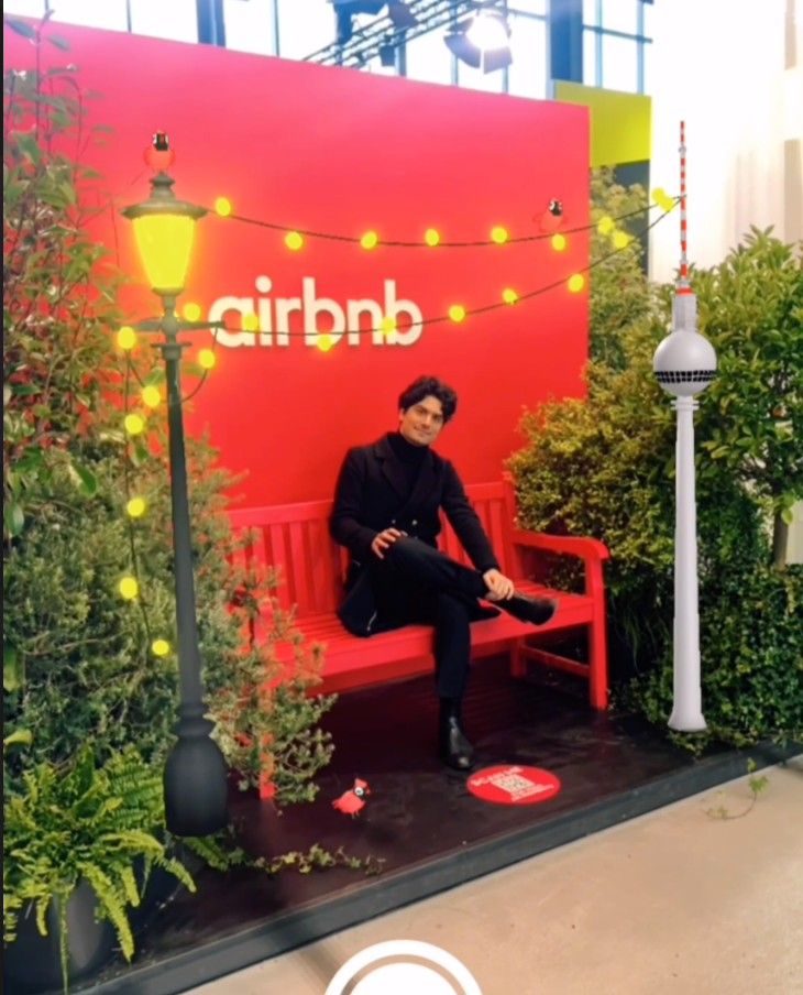 Airbnb AR Fotowall